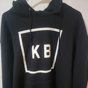 Champion Black Hoodie KB with White Accents